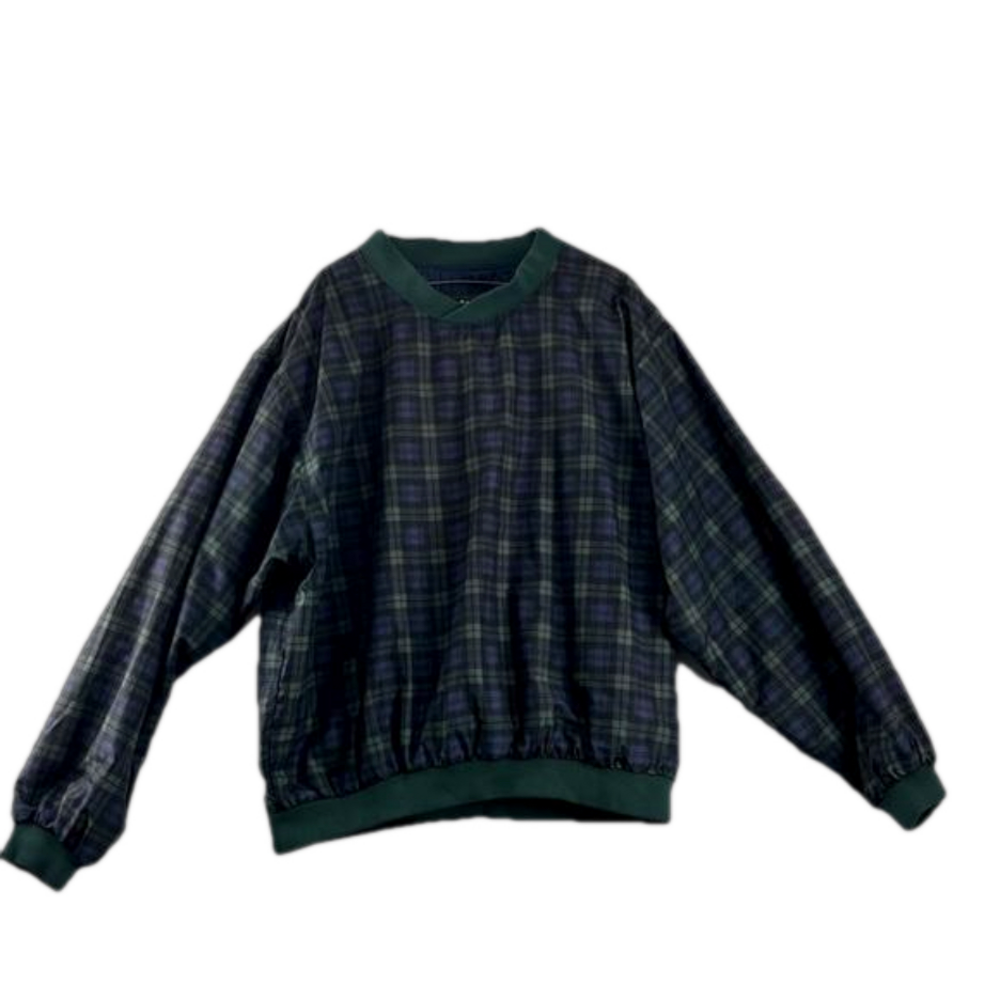 Highlander Windwear Men's Plaid Golf Pullover